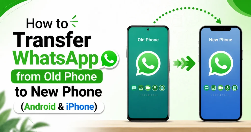How to Transfer WhatsApp from Old Phone to New Phone (Android & iPhone)