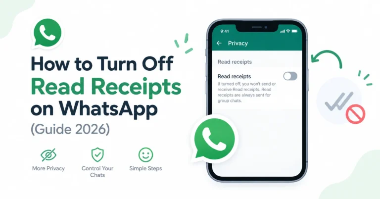 How to turn off read receipts on whatsapp (guide 2026)
